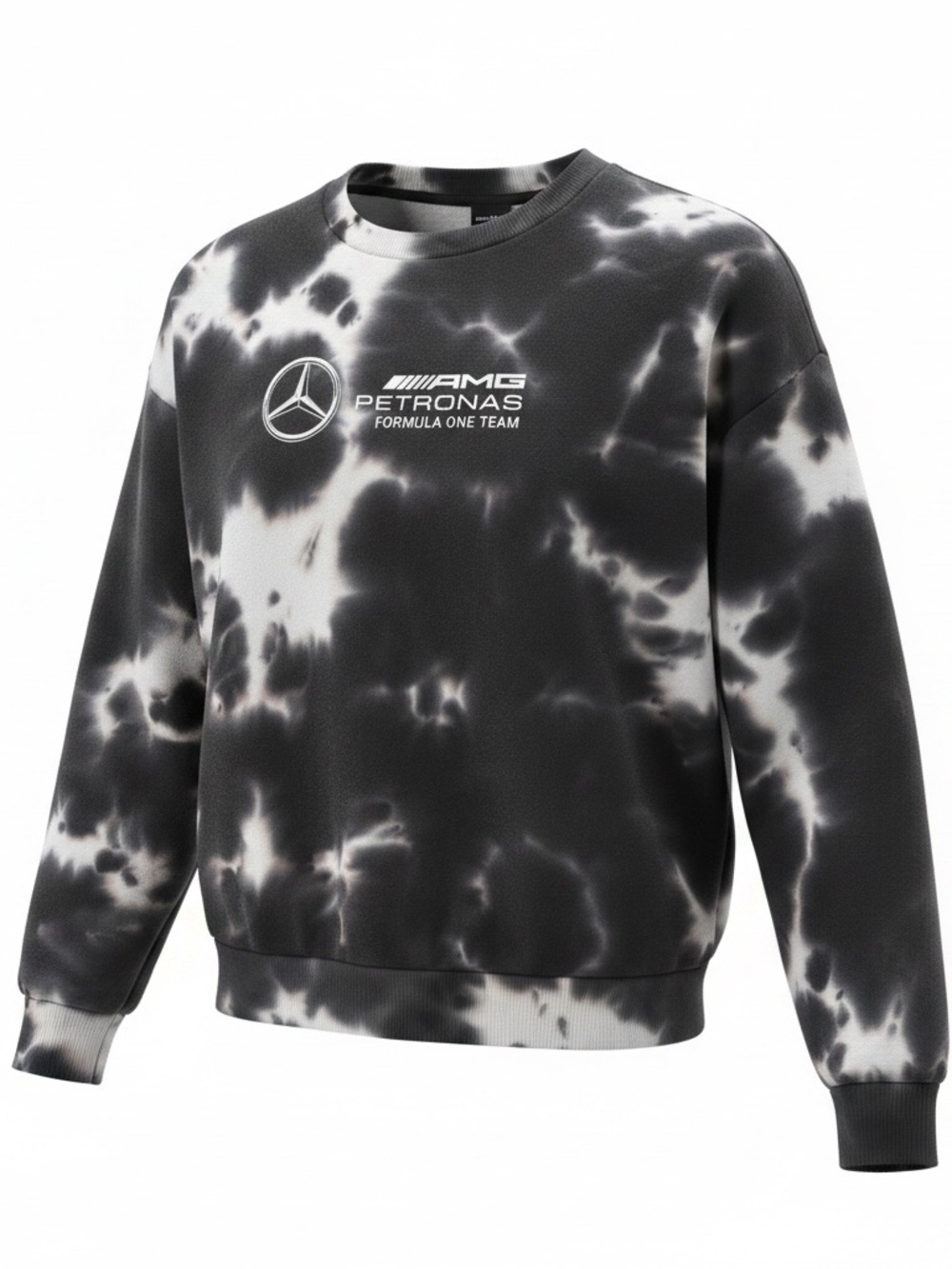 Mercedes AMG Petronas F1 Tie Dye Sweatshirt Women’s Medium Pullover Crewneck